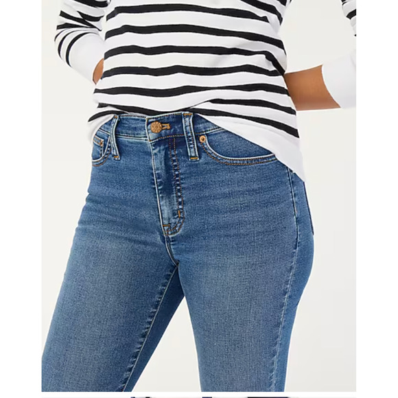 J Crew 9" Skinny Jeans 31 31P P31 NWOT Cadet Signature Stretch BX576 J.Crew - Picture 3 of 6